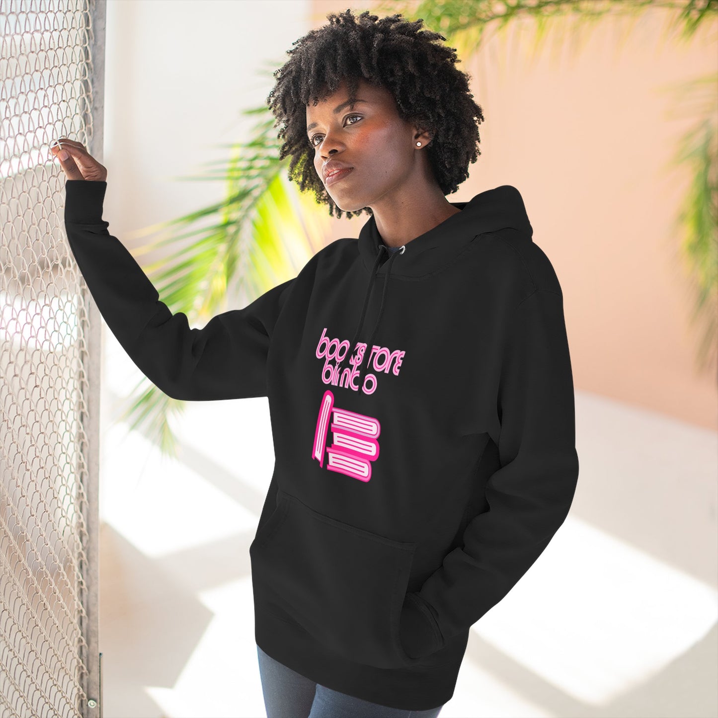 Bookstore Bimbo Hoodie – Spicy Romance Reader Sweatshirt, Funny Bookish Merch, Smut Lover Gift, Booktok Baddie Aesthetic, Hot Girl Reading Hoodie