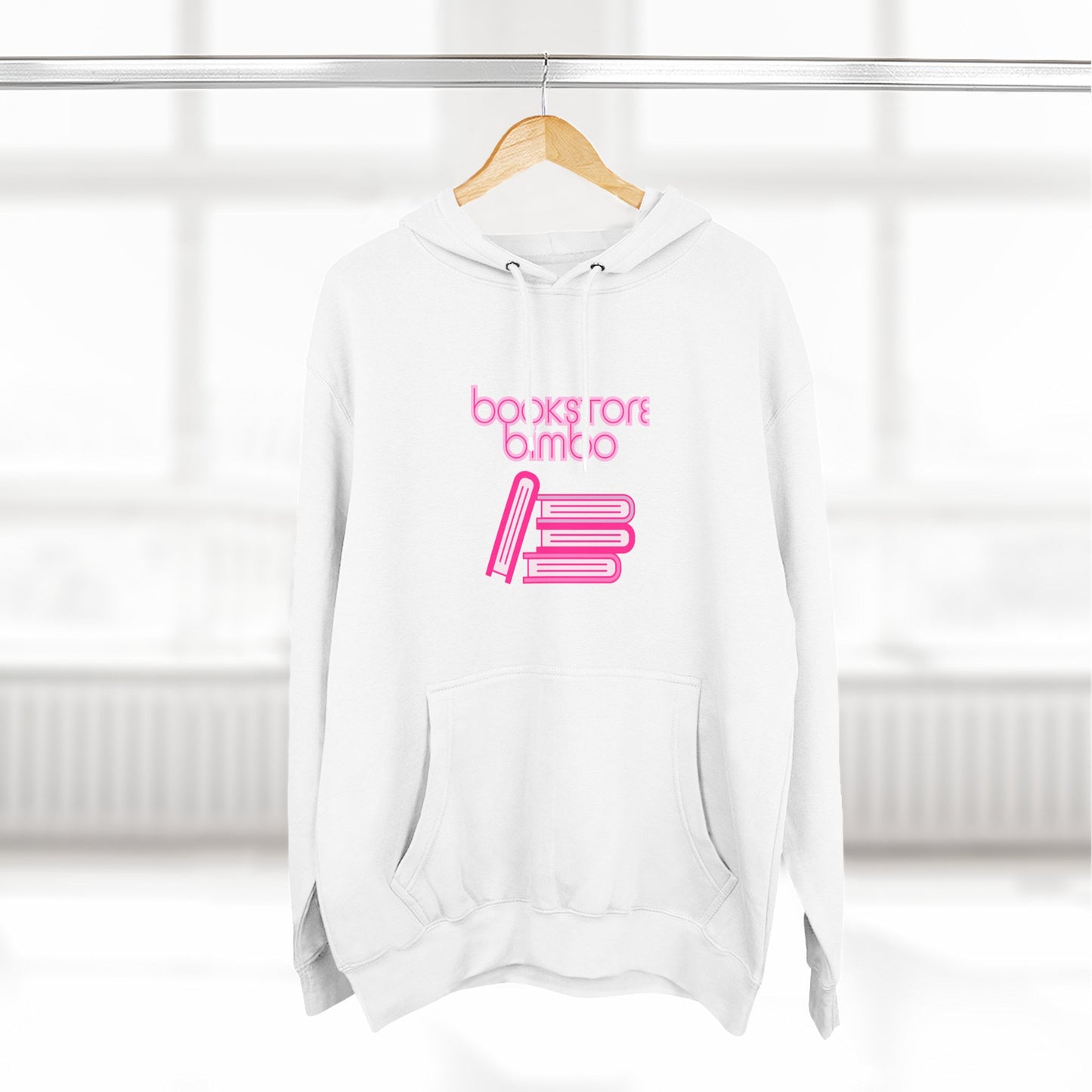 Bookstore Bimbo Hoodie – Spicy Romance Reader Sweatshirt, Funny Bookish Merch, Smut Lover Gift, Booktok Baddie Aesthetic, Hot Girl Reading Hoodie