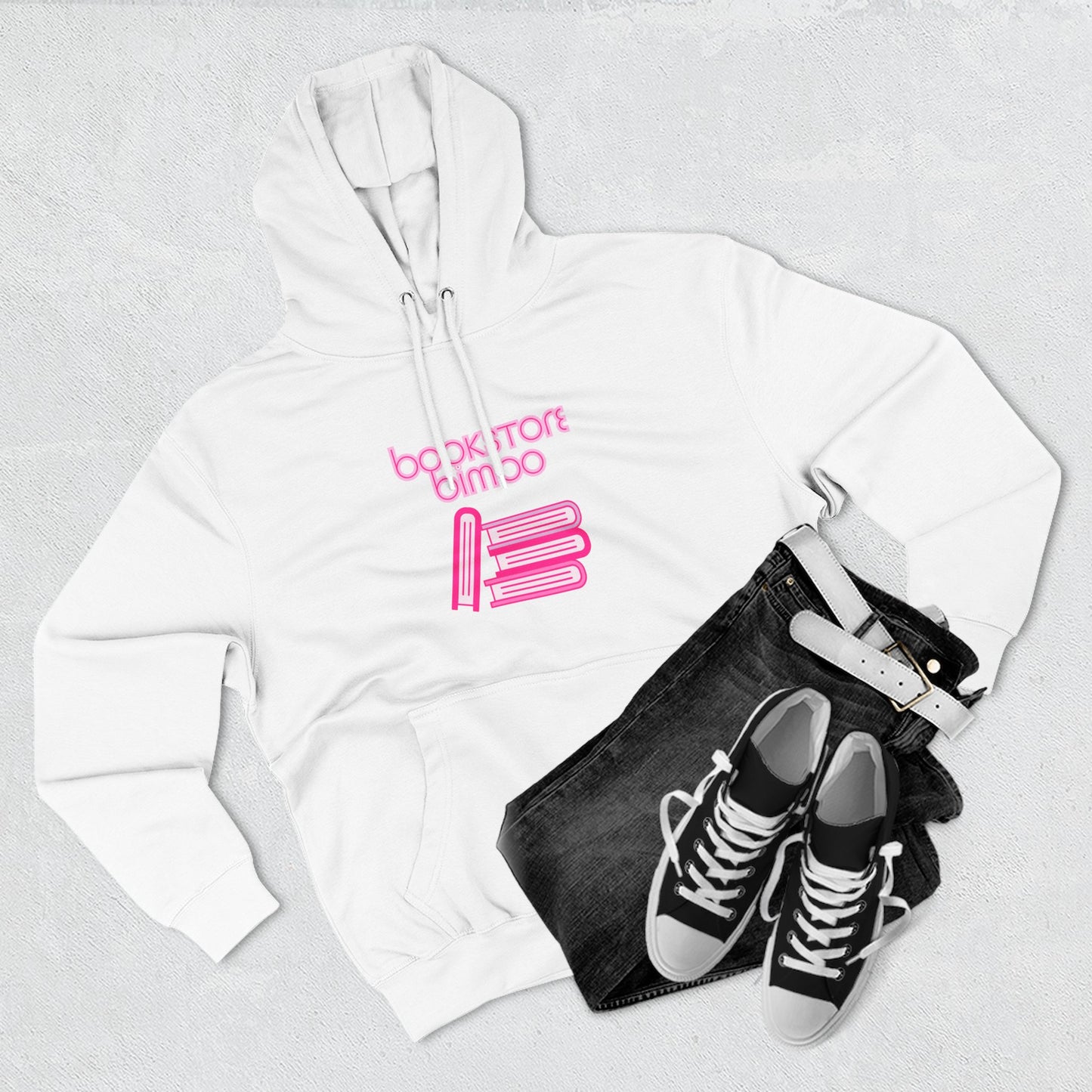 Bookstore Bimbo Hoodie – Spicy Romance Reader Sweatshirt, Funny Bookish Merch, Smut Lover Gift, Booktok Baddie Aesthetic, Hot Girl Reading Hoodie