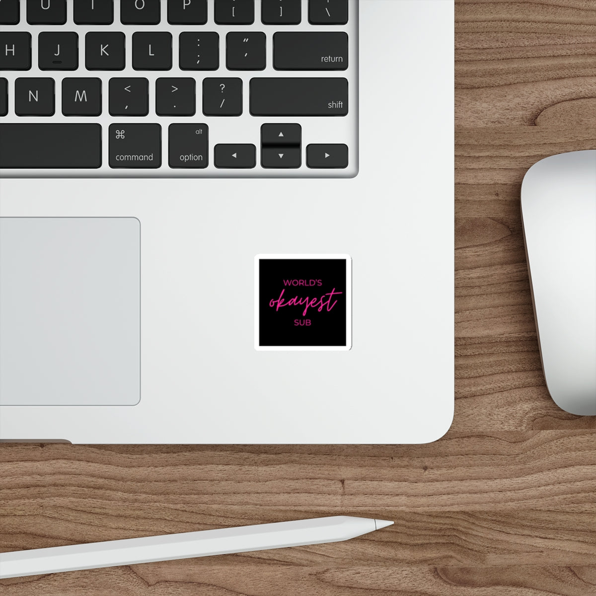 World’s Okayest Sub Sticker – Funny Kink Decal, Brat Submissive Merch, Spicy Bookish Sticker, Dark Romance Gift, Sub Dom Humor Aesthetic
