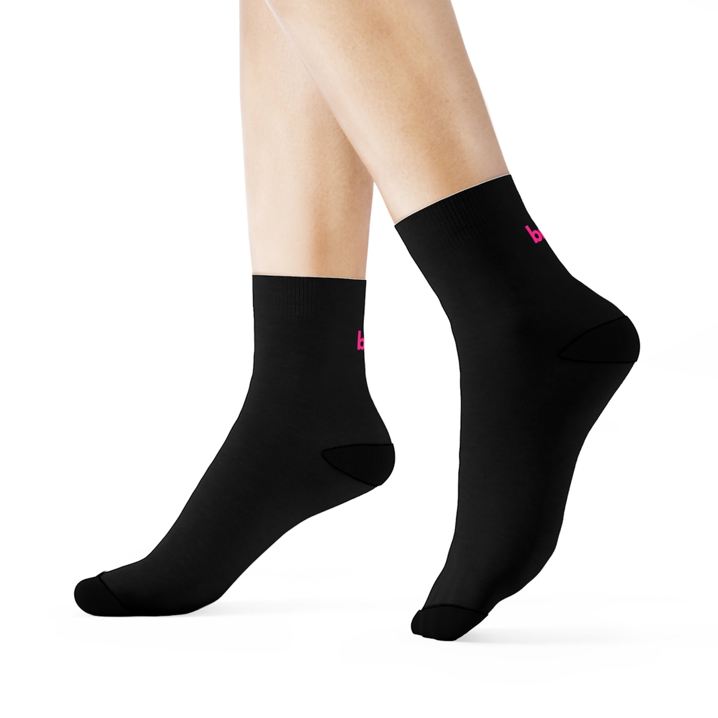 Brat Socks – Black and Pink Funny Submissive Socks, Kink Lifestyle Gift, Dark Romance Reader Merch, Spicy Bookish Apparel, Dom Sub Aesthetic