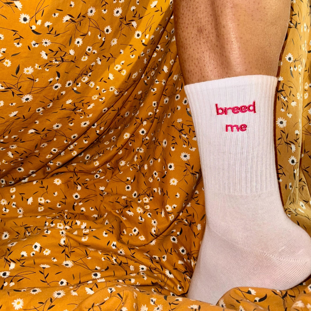 Breed Me Socks - White